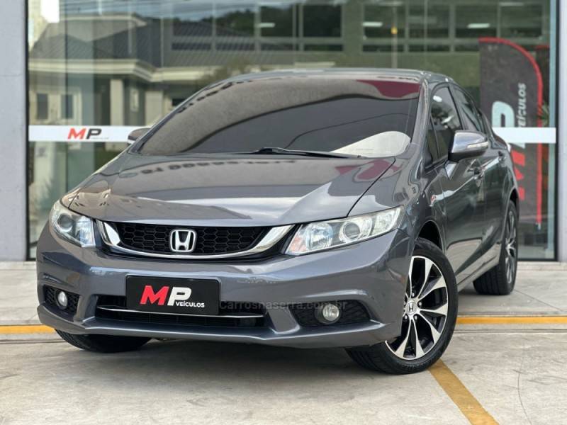 HONDA - CIVIC - 2015/2016 - Cinza - R$ 82.900,00